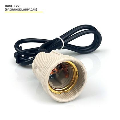 Imagem de Luminária de Teto Pendente Taschibra TD 1003 1xE27