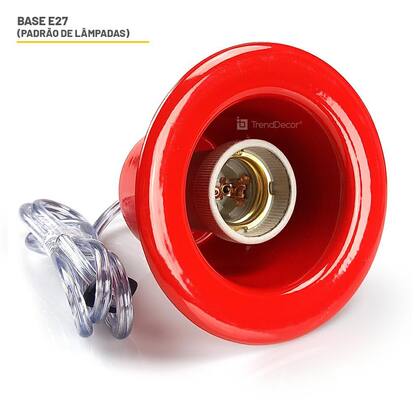 Imagem de Luminária de Teto Pendente Taschibra TD 821 1XE27