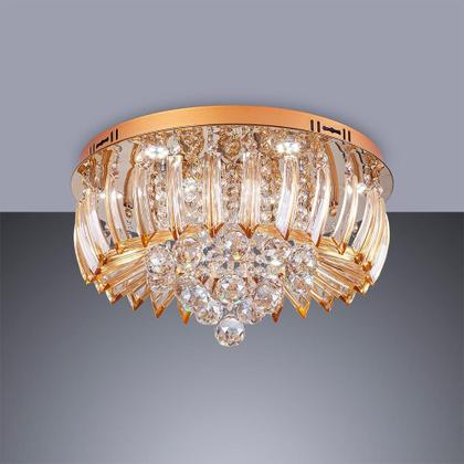 Imagem de Luminária de Teto Plafon Sobrepor Led Cristal Gretta 24W Bivolt