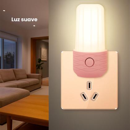 Imagem de Luminaria De Tomada Abajur LED Noturno Quarto Sala Corredor
