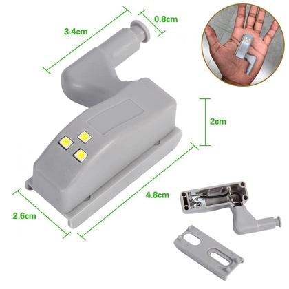 Imagem de Luminária Dobradiça Led Para Armário Sensor Automático