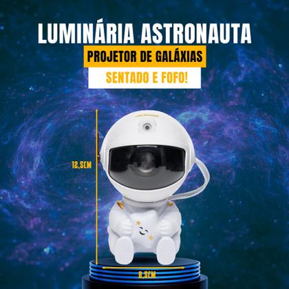 Imagem de Luminária e Projetor Astronauta de Estrelas e Galáxias