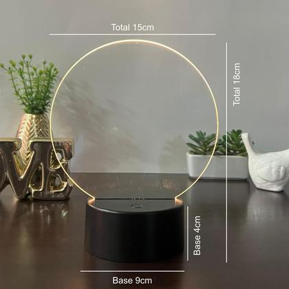 Imagem de Luminaria em acrilico de led infantil personalizada com nome tema pequeno principe colorido