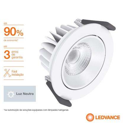 Imagem de Luminaria embutir led red 10w 4000k biv spotlight ledvance