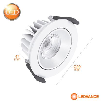 Imagem de Luminaria embutir led red 10w 4000k biv spotlight ledvance