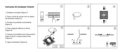 Imagem de Luminária Frameless Borda Infinita Led 15W Quadrada ou Redonda