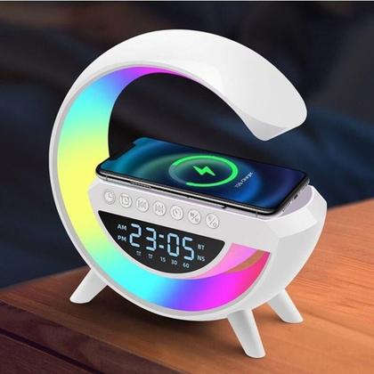 Imagem de Luminaria G-Speaker Multifuncional Smart Station Led Caixa De Som Relógio