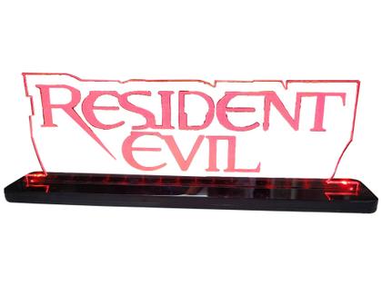 Imagem de Luminária Gamer Geek Resident Evil - Acrílico - LED Vermelho