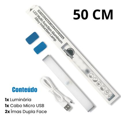 Imagem de Luminária Grande Lâmpada Led com Sensor de Movimento Parede