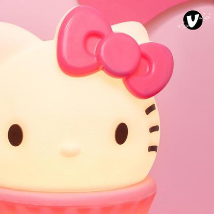 Imagem de Luminária Hello Cake Rosa Usare Abajur Hello Kitty Cupcake Kawaii Decoração Quarto Meninas