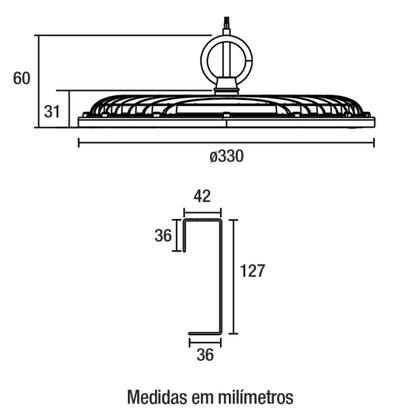 Imagem de Luminária High Bay LED Pro 200W
