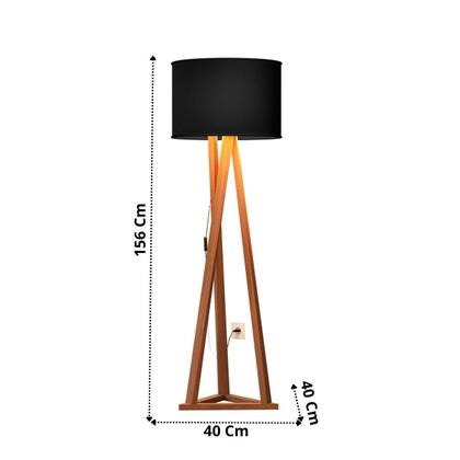 Imagem de Luminária Ibiza Abajur Iluminação Moderno Decoração Tripé Sala Quarto Leitura Closet Hall Led Lustre Design Contemporâneo Arquitetura Clássica