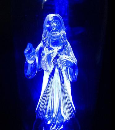 Imagem de Luminária Imagem Jesus Misericordioso Luzes De Led ul