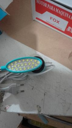 Imagem de Luminária Lampada C/ 22 Leds, Haste Flexível, Jack-