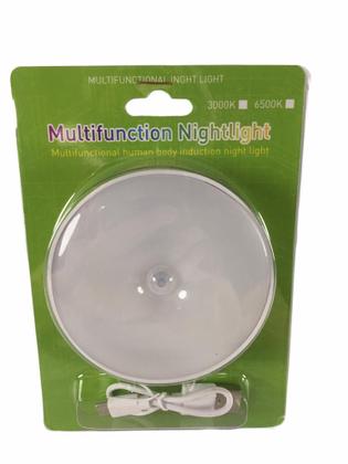 Imagem de Luminária Lâmpada Led C/ Sensor De Presença Usb Recarregável