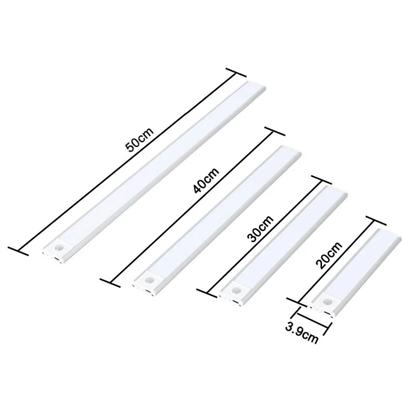 Imagem de Luminária Lâmpada Led Com Sensor Presença Recarregável 50cm