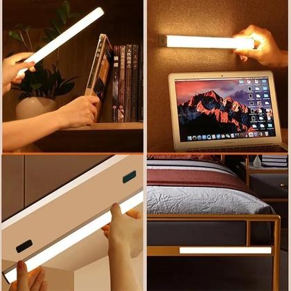 Imagem de Luminária Lâmpada Led Recarregável Sensor Presença Armário