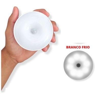 Imagem de Luminária Lâmpada Led Sem fio com Sensor Presença recarregável