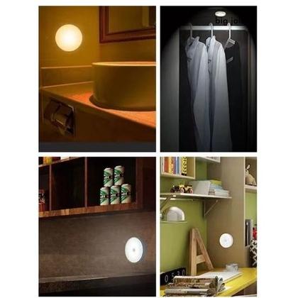 Imagem de Luminária Lâmpada Led Sem fio com Sensor Presença recarregável