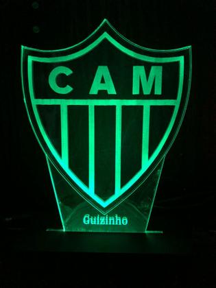 Imagem de Luminária Led 16 Cores, Clube Atlético Mineiro, Futebol, Time