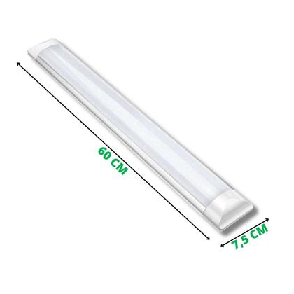 Imagem de Luminária Led 20W Linear 60CM Branco Quente Sobrepor Bivolt