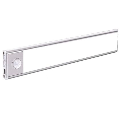 Imagem de Luminaria LED 3 Tons Sensor de Presença Movimento 3 Modos USB Bateria Recarregavel Armario Closet Quarto Sala Escada