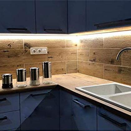 Imagem de Luminaria LED 3 Tons Sensor de Presença Movimento 3 Modos USB Bateria Recarregavel Armario Closet Quarto Sala Escada