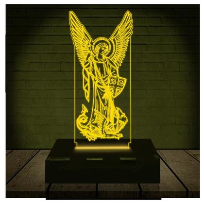 Imagem de Luminária Led 3d  Anjo Gabriel  Abajur