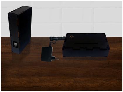 Imagem de Luminária Led 3d  Lua Estrelas  Abajur