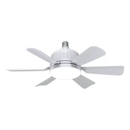 Imagem de Luminaria led 40w e27 com ventilador de teto 46cm controle remoto galaxy