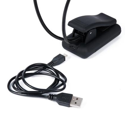 Imagem de Luminária Led Cob Presilha Flexível Estante De Partitura