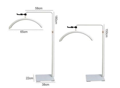 Imagem de Luminária Led Meia Lua Estética 3 Cor Light Com Diamante