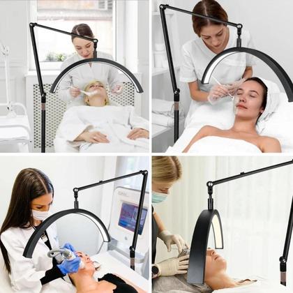 Imagem de Luminária Led Meia Lua Estética Maquiagem Cílios Salão Unha