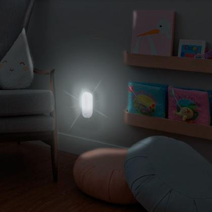 Imagem de Luminária Led Moderna Lâmpada Parede Infantil Abajur Tomada