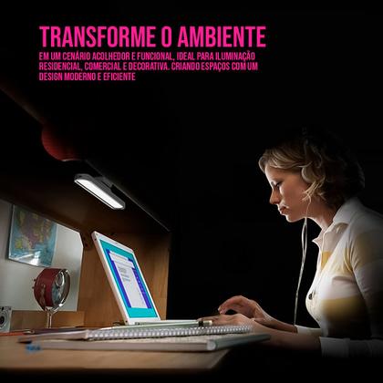 Imagem de Luminaria Led Portátil Base Magnética Recarregável Usb