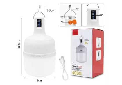 Imagem de Luminaria Led Portatil Recarregavel 38w KA-1513 Kapbom