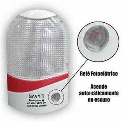 Imagem de Luminária Led Sensor Automático Luz Noturna Abajur