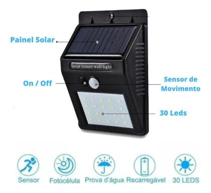Imagem de Luminária Led Sensor De Presença Automático Entrega Rápida