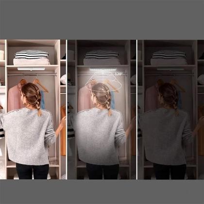 Imagem de Luminária Led Sensor Presença Luz Armário Recarregável 20cm