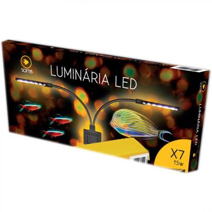 Imagem de Luminaria Led Soma X7 15W Led Branco/Azul - 127V