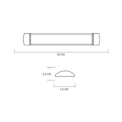 Imagem de Luminária Led Taschibra Sobrepor Line 9W Luz Branca 6500K Bivolt