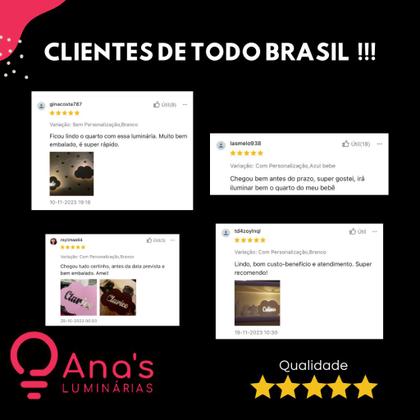 Imagem de Luminária Luminosa Lua / Abajur Lua / Andarela Led