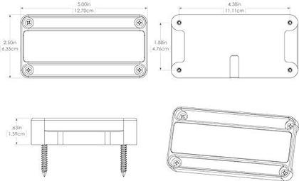 Imagem de Luminária Lumitec Nevis2 Engine Room branca azul