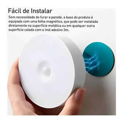 Imagem de Luminária Luz Led Recarregável Com Sensor De Movimento Top