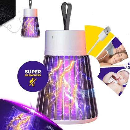 Imagem de Luminaria Mata Mosquito Repelente Eletrico USB Armadilha 