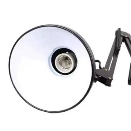 Imagem de Luminária Mesa Abajur Quarto Articulável Com Garra E Base Acessórios