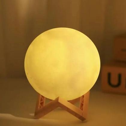 Imagem de Lúminaria Mini Lua 3d Led