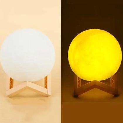 Imagem de Lúminaria Mini Lua 3d Led