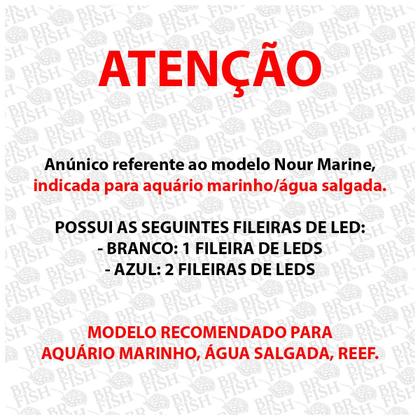 Imagem de Luminária Nour Marine Ocean Tech 60cm Marinho C/ Bluetooth