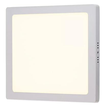 Imagem de Luminária Painel Led 25W Plafon Sobrepor Branco Quente Estrutura Alumínio